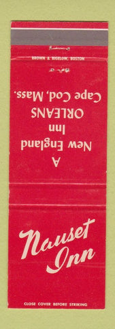 Matchbook Cover - Nauset Inn Orleans MA Cape Cod ORANGE