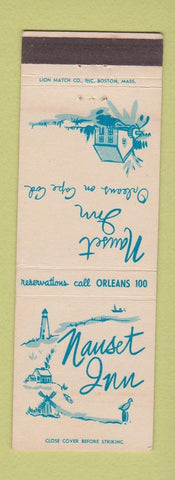 Matchbook Cover - Nauset Inn Orleans MA Cape Cod WHITE