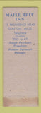 Matchbook Cover - Maple Tree Inn Grafton MA WORN