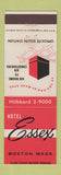 Matchbook Cover - Hotel Essex Boston MA