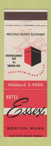 Matchbook Cover - Hotel Essex Boston MA