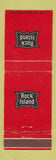 Matchbook Cover - Rock Island Railroad