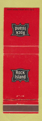 Matchbook Cover - Rock Island Railroad