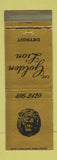 Matchbook Cover - Golden Lion Detroit MI WEAR