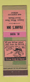 Matchbook Cover - Frank's Inn Detroit MI