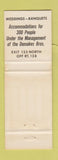 Matchbook Cover - The New Tavern Restaurant Gloucester MA WEAR