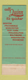Matchbook Cover - Delta Nu Alpha Boston MA 1955