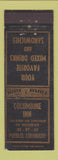 Matchbook Cover - Columbine Inn Pueblo Colorado ADVANCE WEAR
