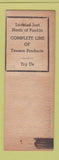 Matchbook Cover - Columbine Inn Pueblo Colorado ADVANCE WEAR