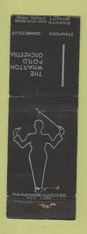 Matchbook Cover - Wharton Ford Orchestra Stamford CT DQ WORN