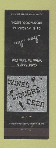 Matchbook Cover - Iron Inn Ironwood MI