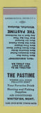 Matchbook Cover - The Pastime Whitefish MT SAMPLE