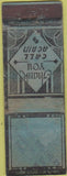 Matchbook Cover - Nickos Brothers ST Paul MN Arrow STAMPED WORN