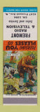 Matchbook Cover - Fremont Radio & TV Sales SAMPLE