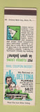Matchbook Cover - Deltona FL Mackie Homes CREASES SAMPLE
