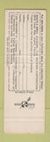 Matchbook Cover - Deltona FL Mackie Homes CREASES SAMPLE