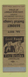 Matchbook Cover - Baronet Cocktail Lounge Italian Frank Scaglione SAMPLE
