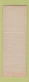 Matchbook Cover - Baronet Cocktail Lounge Italian Frank Scaglione SAMPLE