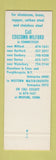 Matchbook Cover - Edgcomb Milford Aluminum Milford CT SAMPLE