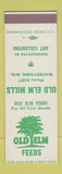 Matchbook Cover - Old Elm Feeds Watertown WI low phone # Art Collentine SAMPLE