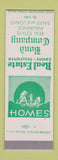 Matchbook Cover - Bond Company Real Estate Insurance SAMPLE
