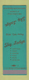 Matchbook Cover - Sky Lodge Buffalo NY SAMPLE