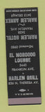 Matchbook Cover - Harlem Hotel El Morocco Lounge St Louis MO SAMPLE