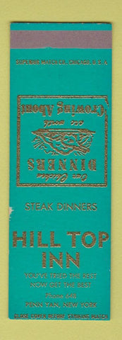 Matchbook Cover - Hill Top Inn Penn Yan NY SAMPLE