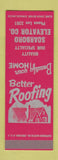 Matchbook Cover - Scarboro Elevator Roofing SAMPLE