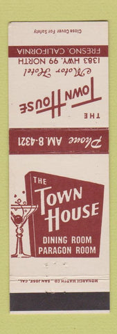 Matchbook Cover - The Town House Fresno CA