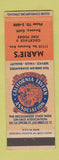 Matchbook Cover - Marie's Restaurant Downey CA