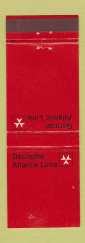 Matchbook Cover - German Atlantic Line shipping