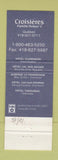 Matchbook Cover - Croisieres Famille Dufour Hotels Cruises