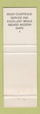 Matchbook Cover - Ferris Lines Cruise BC