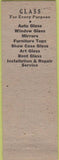 Matchbook Cover - Hollinger Auto Glass Lebanon PA white