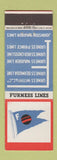 Matchbook Cover - Furness Lines Bermuda Warren Shipping? Cruise?
