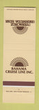 Matchbook Cover - Bahama Cruise Line SS Veracruz Bermuda Star