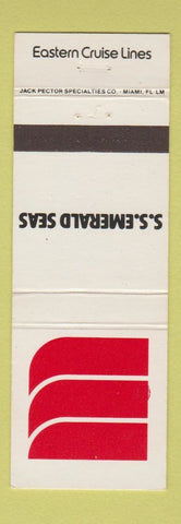 Matchbook Cover - Eastern Cruise Lines SS Emerald Seas