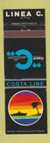 Matchbook Cover - Costa Line Linea C Cruise? Shipping?
