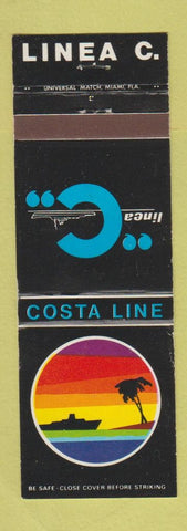 Matchbook Cover - Costa Line Linea C Cruise? Shipping?