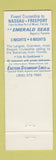 Matchbook Cover - Eastern Steamship Lines Emerald Seas Cruise?