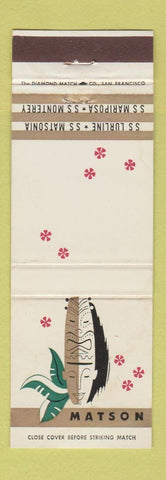 Matchbook Cover - Matson Lines Cruises