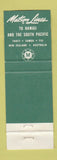 Matchbook Cover - Matson Lines Cruises