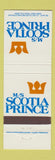 Matchbook Cover - MS Scotia Prince Cruise?