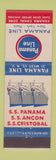 Matchbook Cover - Panama Line Shipping? Cruise?