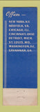Matchbook Cover - South Atlantic Steamship Line Cruise? Shipping?