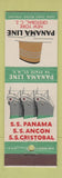 Matchbook Cover - Panama Line Shipping? Cruise?