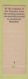 Matchbook Cover - Panama Line Shipping? Cruise?