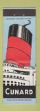 Matchbook Cover - Cunard Lines Cruises