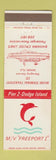 Matchbook Cover - MV Freeport Bahama Cruise Lines Miami FL Terminal